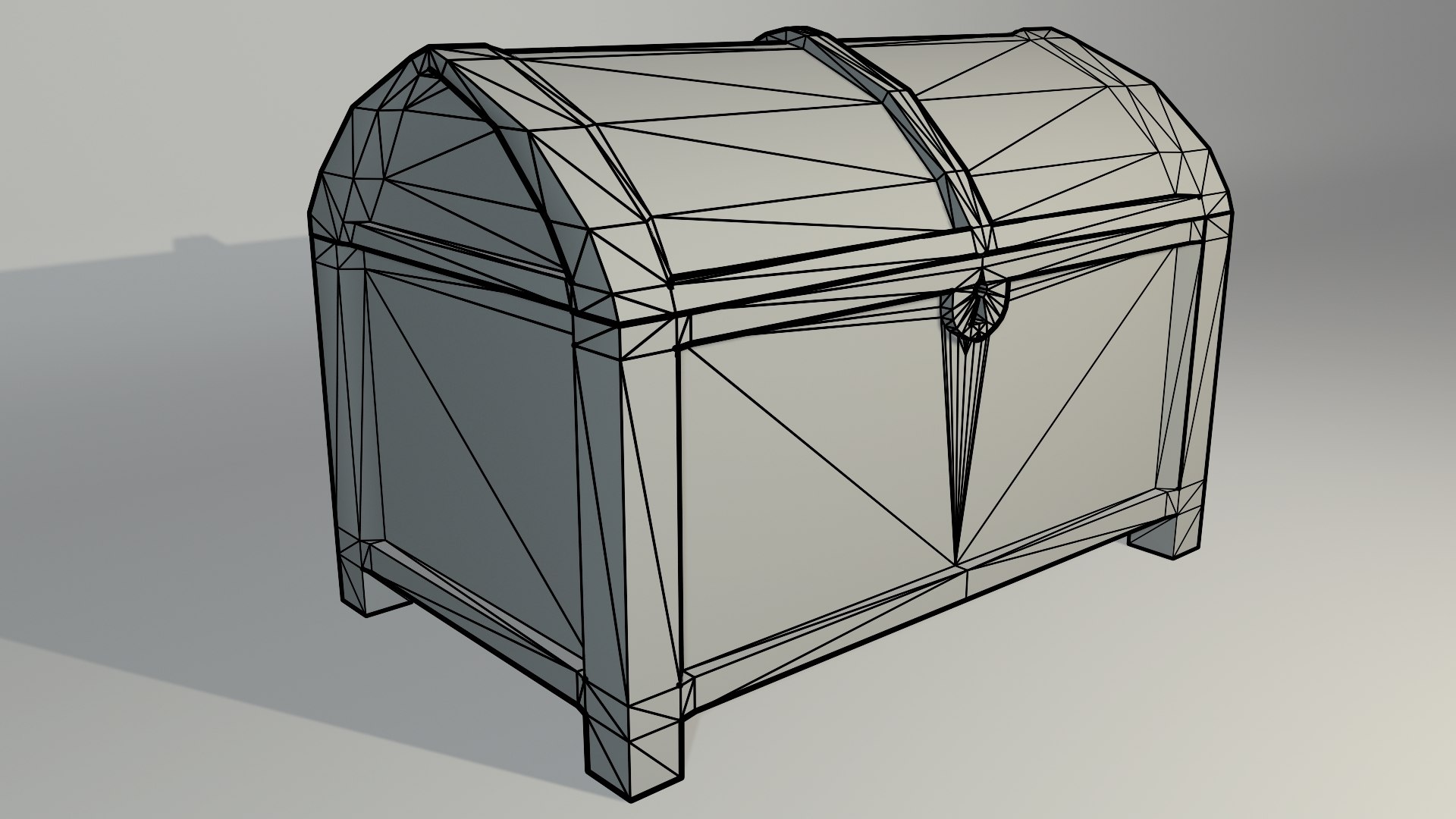 3D Wooden Treasure Chest Model - TurboSquid 1175918