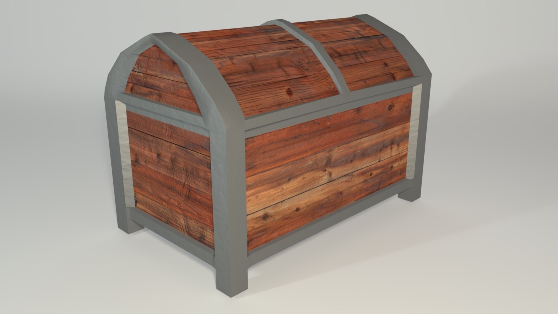 3D Wooden Treasure Chest Model - TurboSquid 1175918