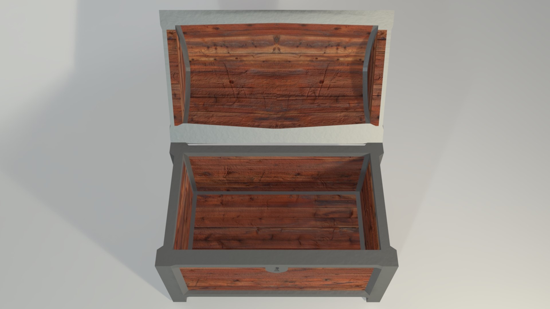 3D Wooden Treasure Chest Model - TurboSquid 1175918