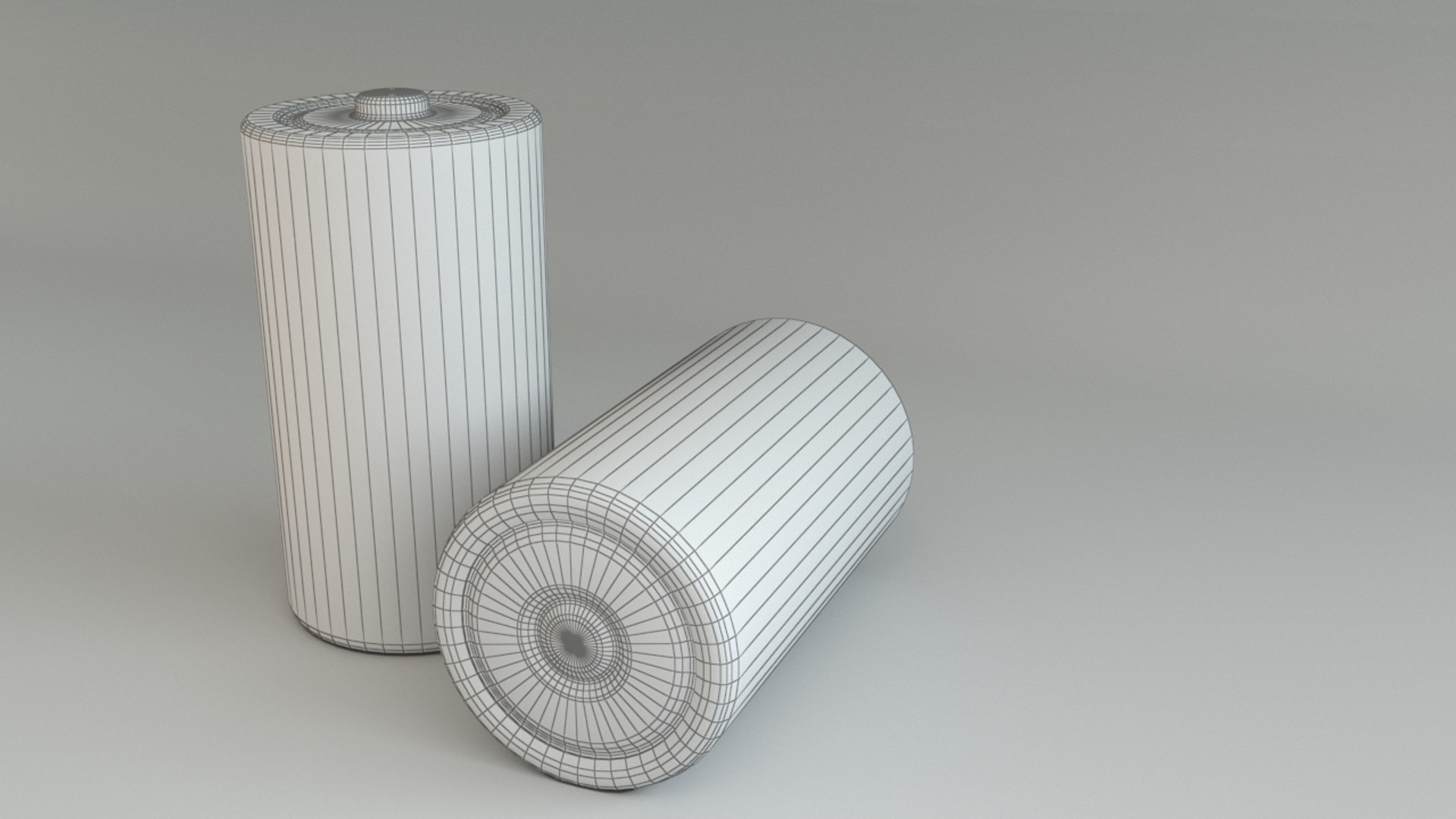 3d model battery