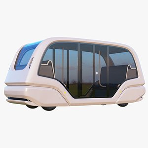 3D electric pod bus
