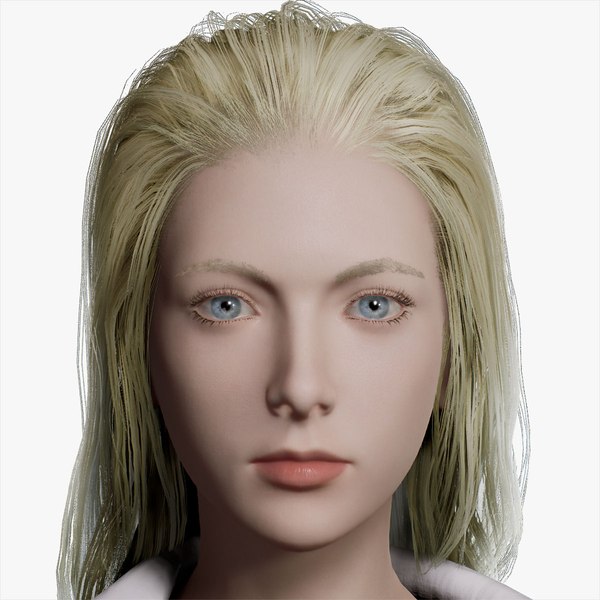 3D model female character