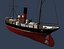 ww1 armed trawler 3d obj