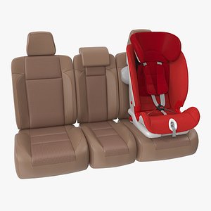 Child Safety Seat on Car Seat