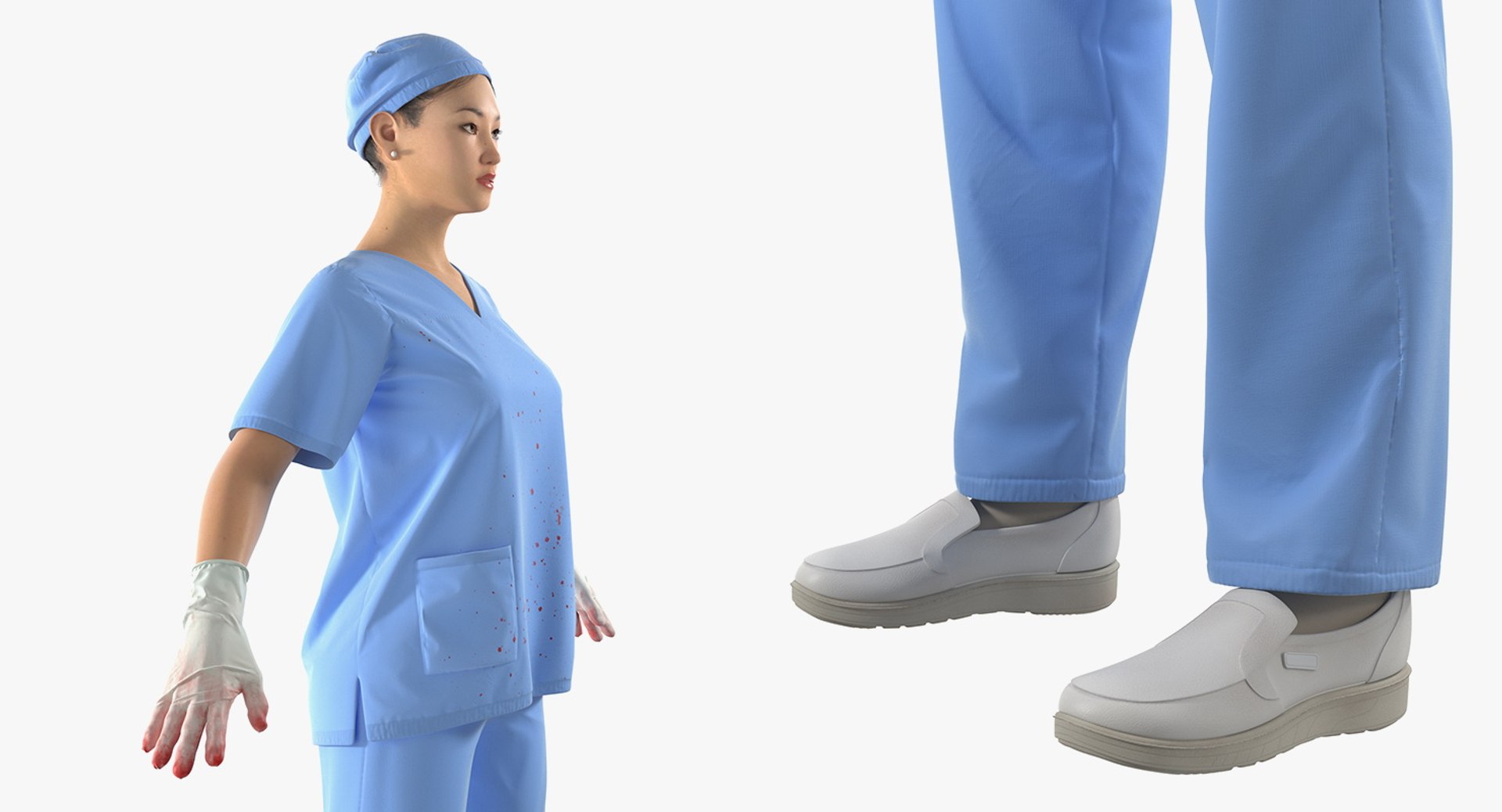 Female Doctors 2 Rigged 3D Model - TurboSquid 1516271