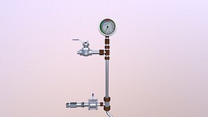 3D model Pressure Gauge