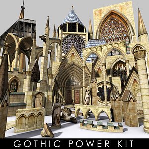3d model kit gothic