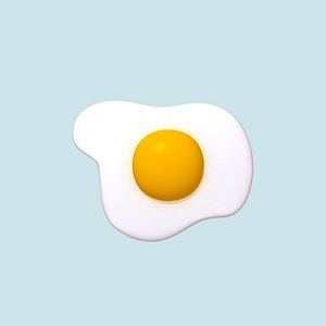 Fried Egg Cartoon