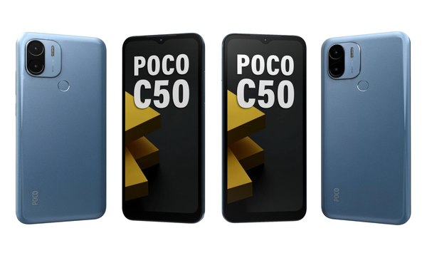 Xiaomi Poco C50 Blue 3D model