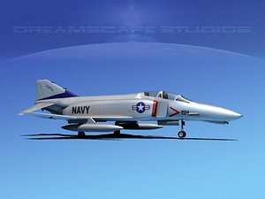 3d model mcdonnell douglas f-4 phantom
