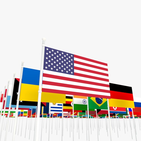 191 Flags - Low Poly 3D model - TurboSquid 1939472