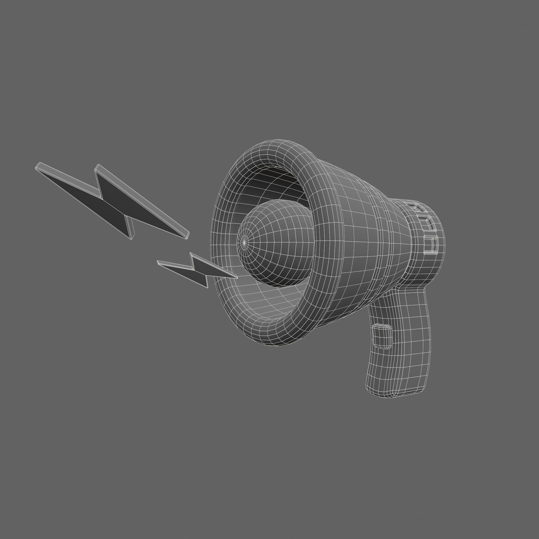 Cartoon Megaphone 3D Model - TurboSquid 1962149