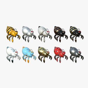 10 Cute Robot E Collection - SciFi Character Design