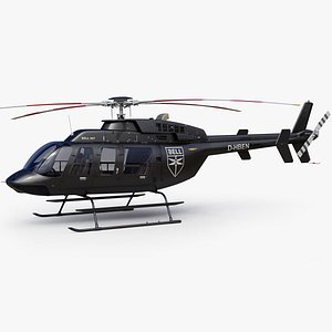 Bell 407 Black 3D model