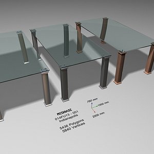glass dining table - max