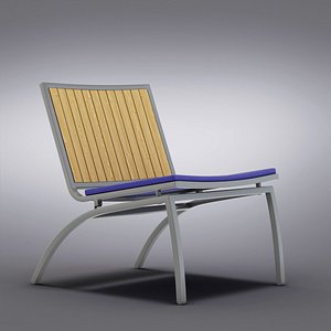 Crate and Barrel - Alfresco Natural Lounge Chair with Sunbrella Daffodil Cushion