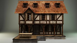 3D Medievla house