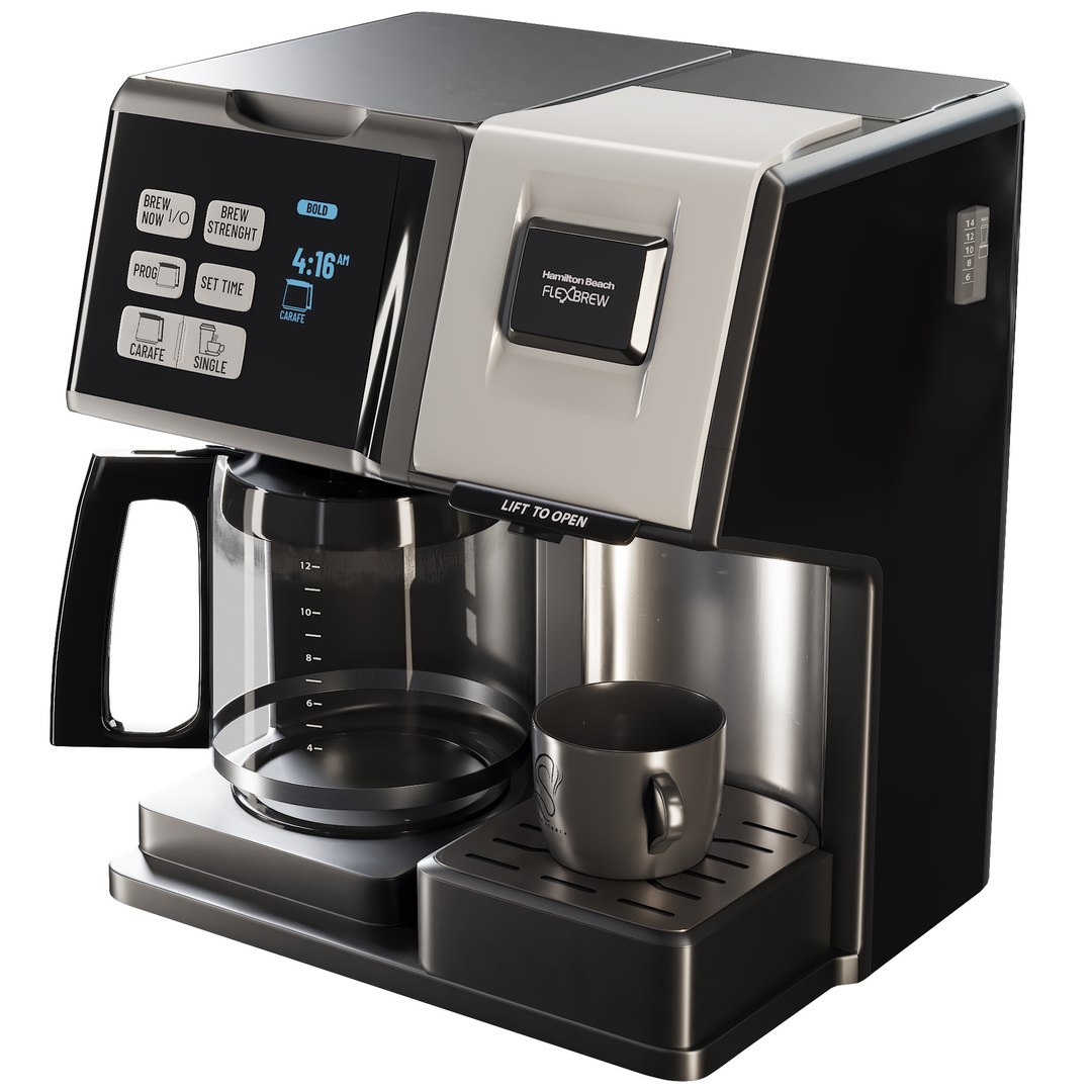 FlexBrew® Trio Coffee Maker, 3D Kitchen Appliance models