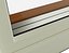 wooden triple glass window section model