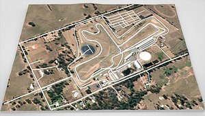 3D Winton Motor Raceway Australia model
