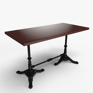 3d model table bar