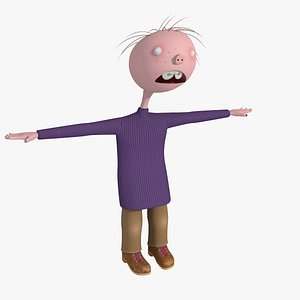 3D teen age cartoon