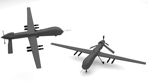 3d predator type drones