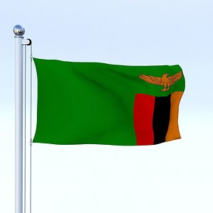 flag pole obj