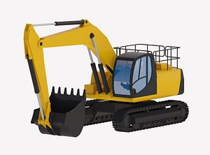 3D Excavator Construction JS220