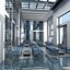 modern interior hall 3d max