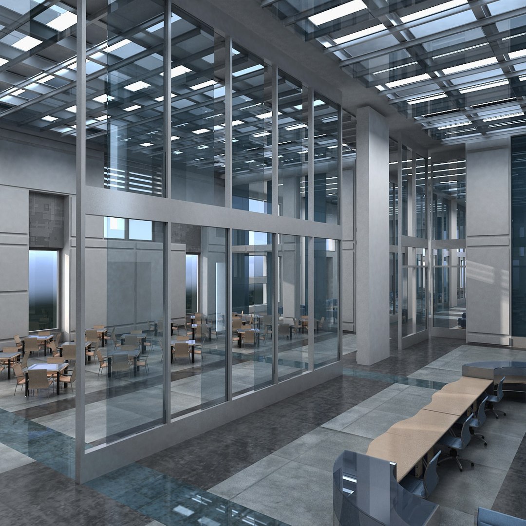 Modern Interior Hall 3d Max