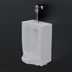 Low Poly Dirty Urinal