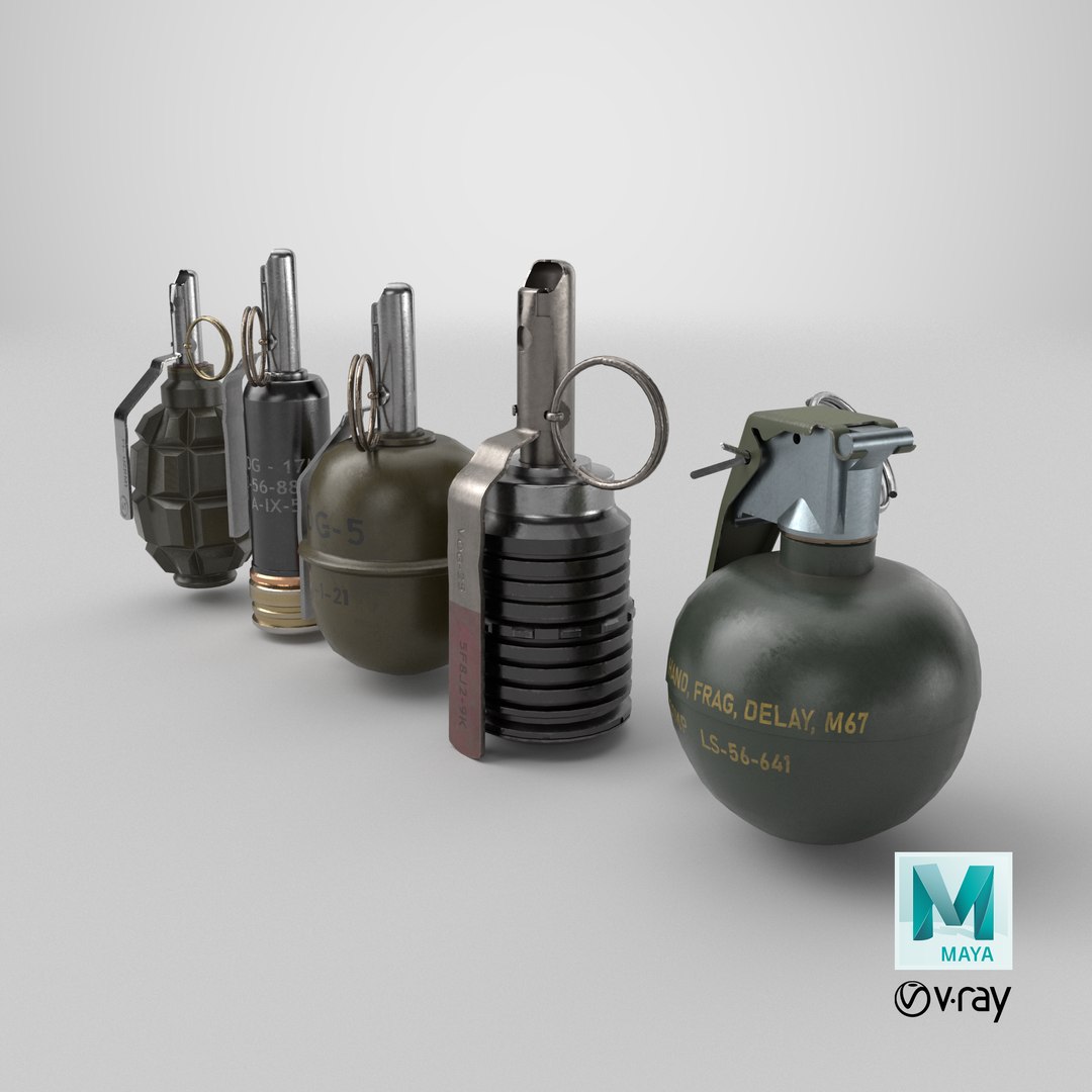5 Fragmentation Grenades Single Mat All PBR Unity UE Textures 3D model https://p.turbosquid.com/ts-thumb/de/lBXumI/PK/stemcell_maya_vray_render/png/1741625497/1920x1080/fit_q87/a8828435c12a01d36fef786d852994697f82b15f/stemcell_maya_vray_render.jpg