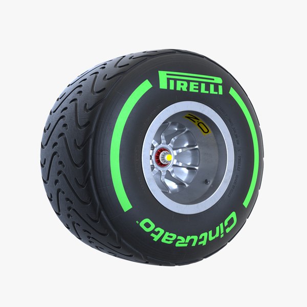 pirelli intermediate green 3D model