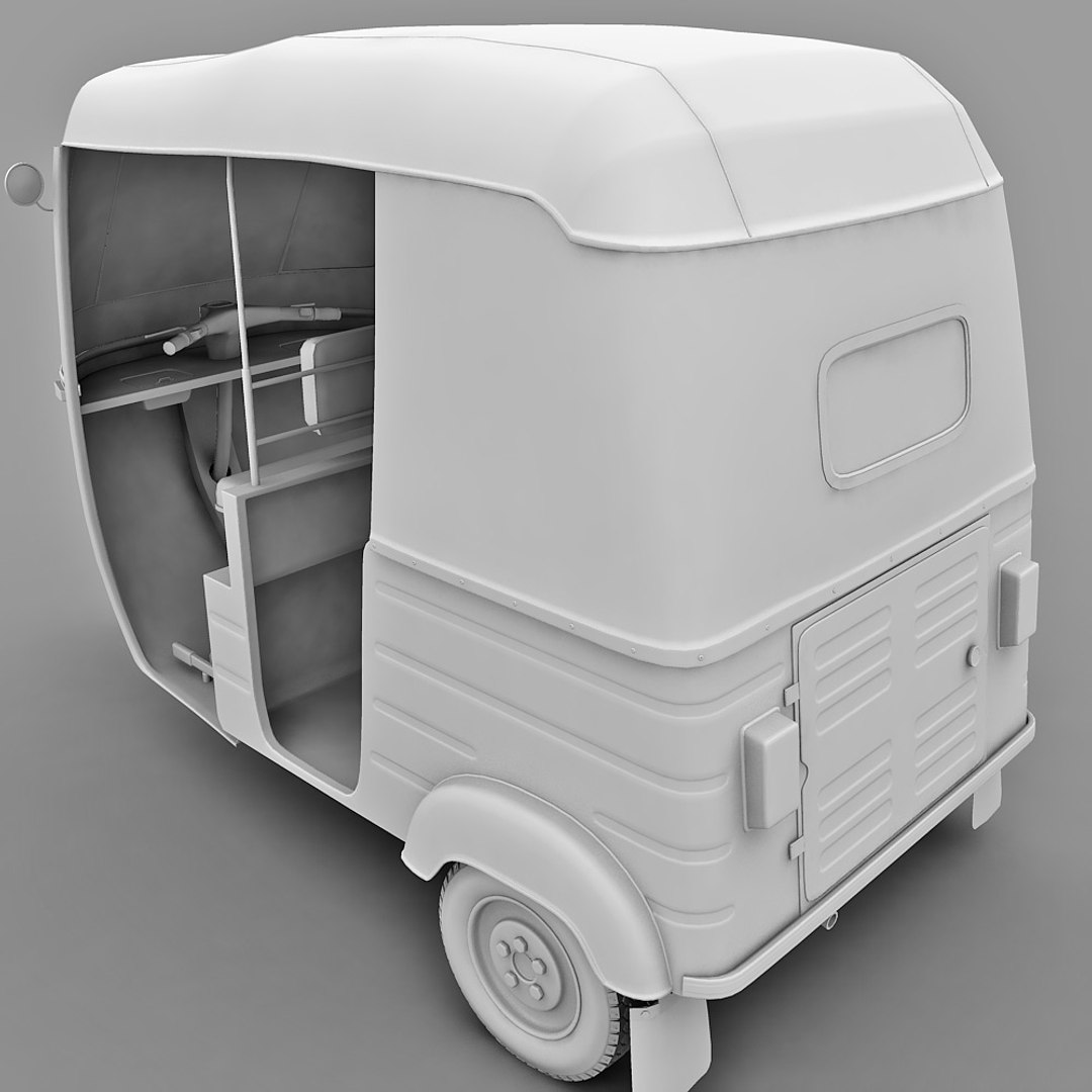 3d Model Auto Rickshaw