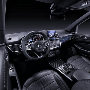 3D Interior Mercedes-Benz GLE  W166