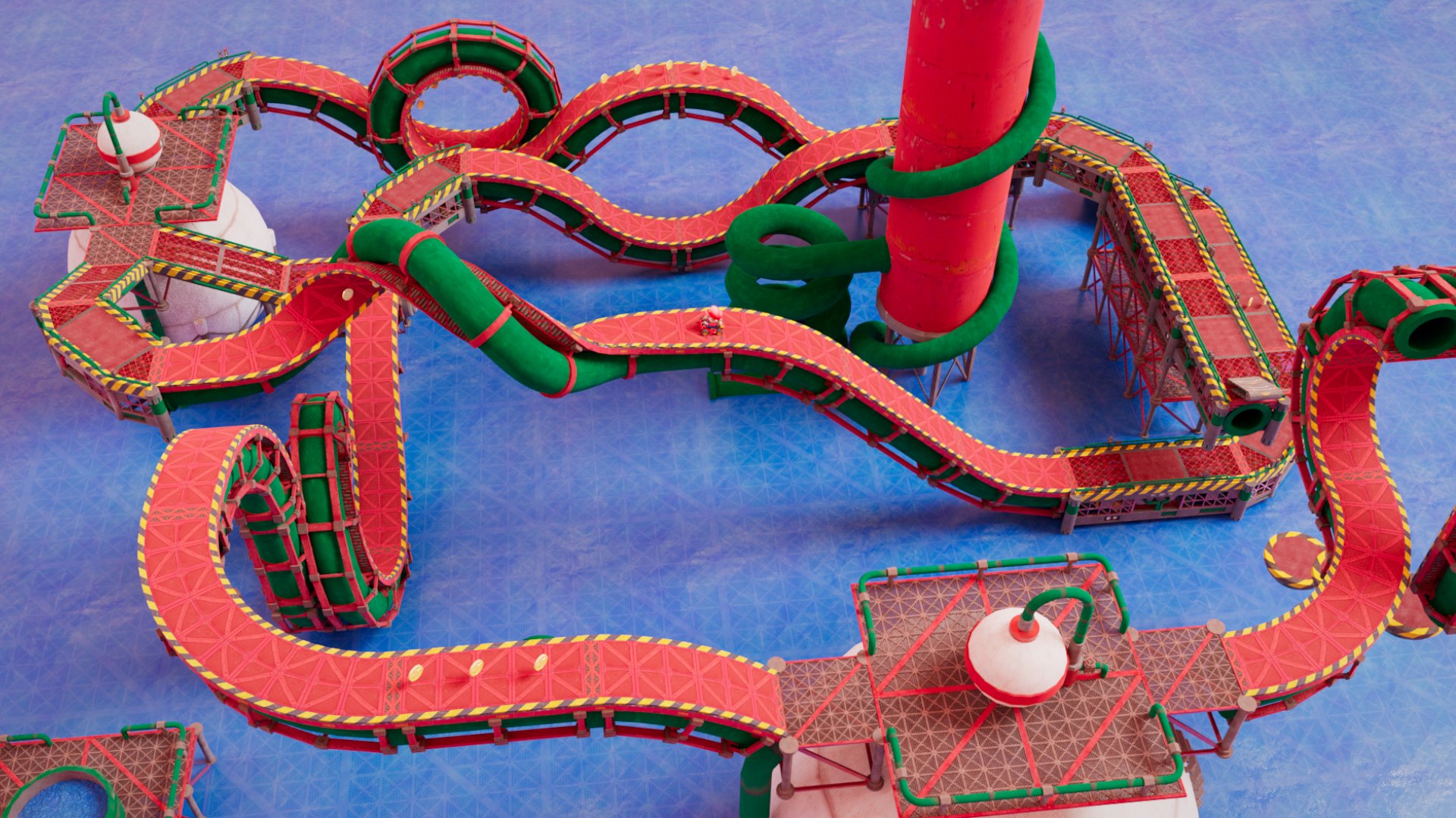 Pipe World Modular 3D Model TurboSquid 2239911