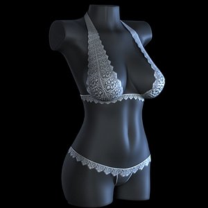 3d max bikini mannequin