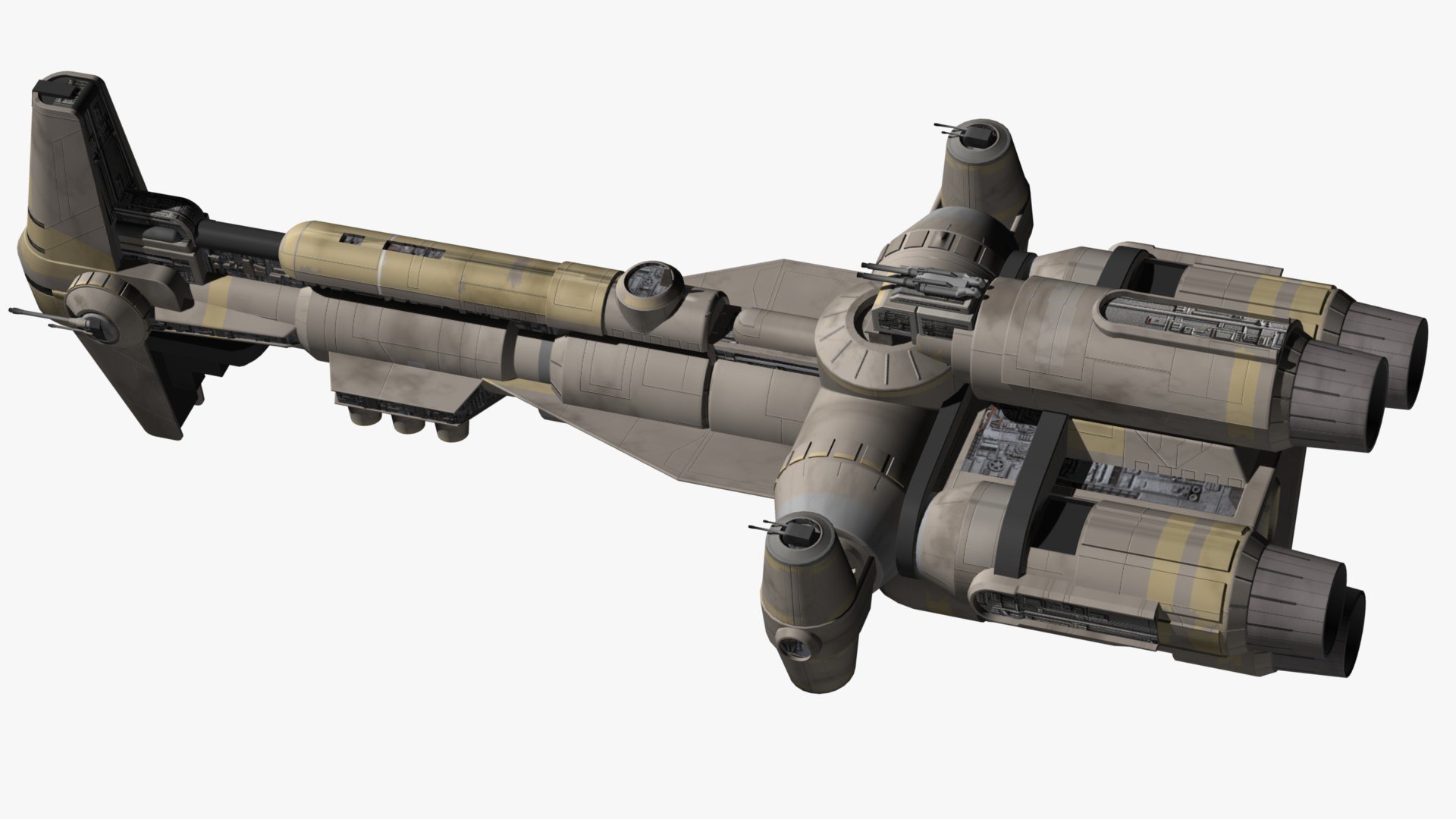 Hammerhead corvette 3D model TurboSquid 1167932