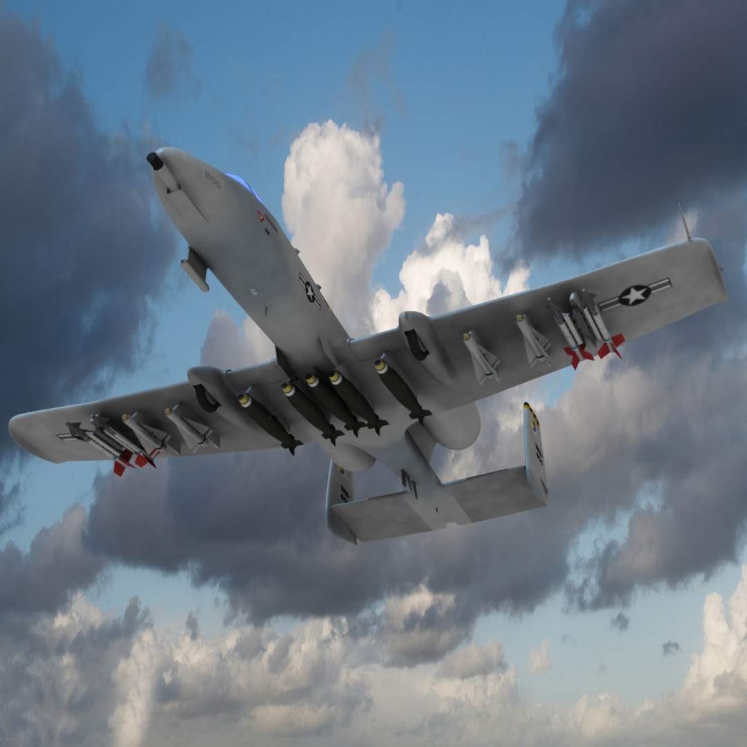 A-10 Warthog 3d Model