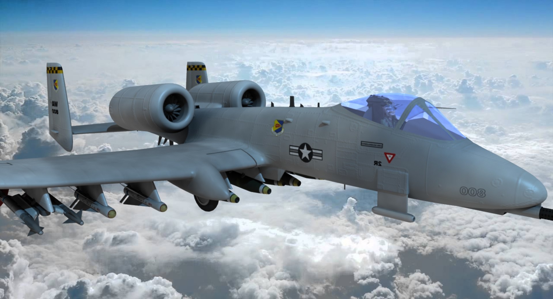 A-10 Warthog 3d Model