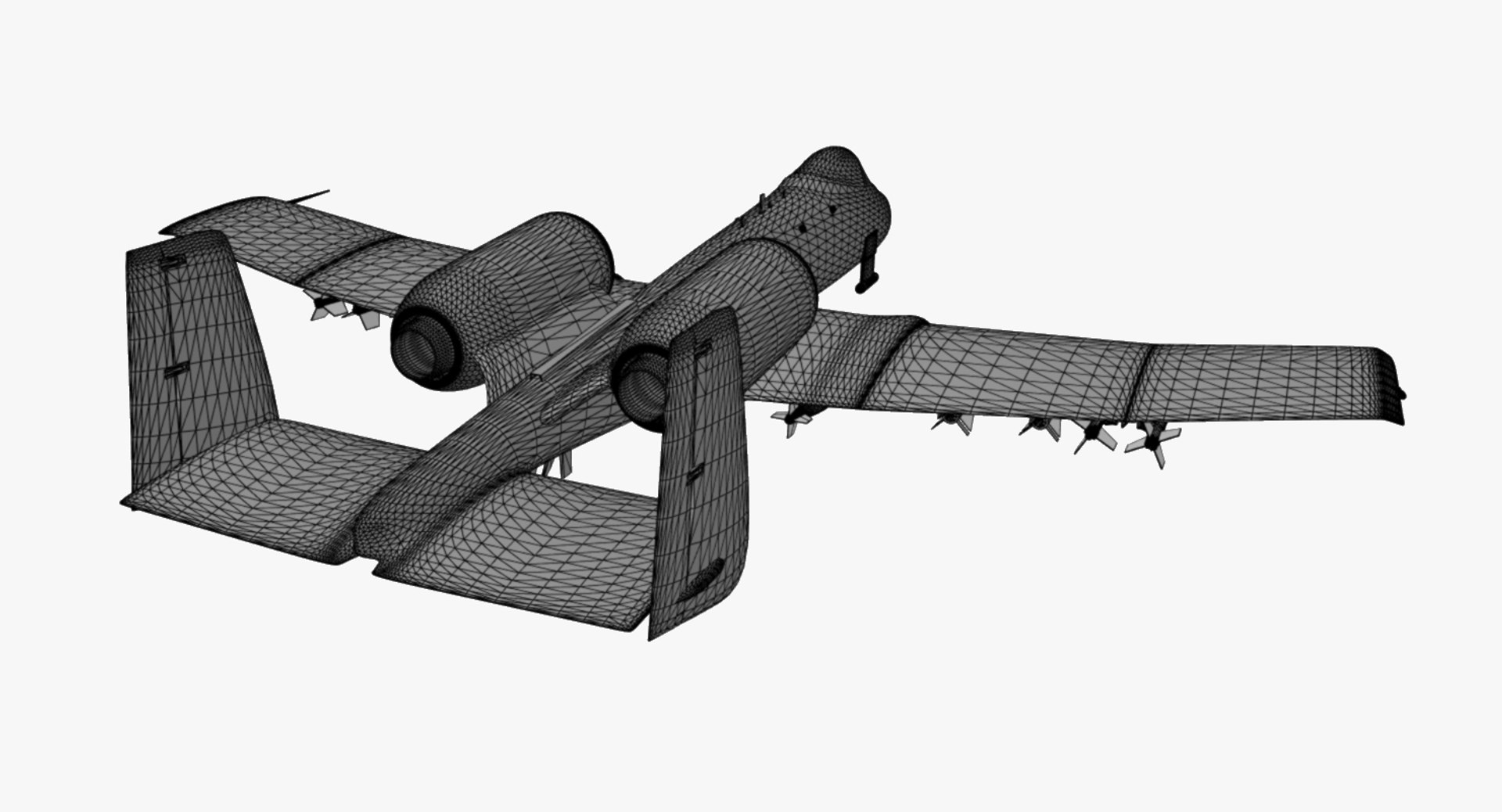 A-10 Warthog 3d Model
