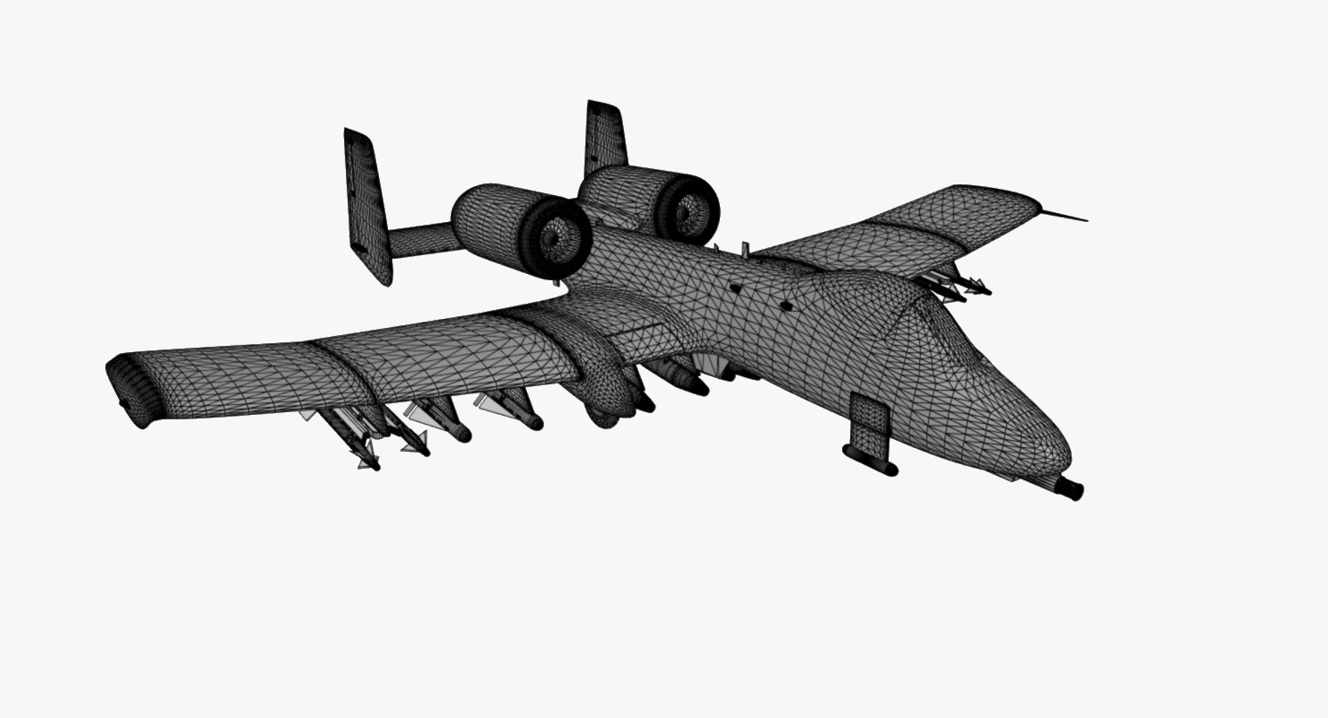 A-10 Warthog 3d Model