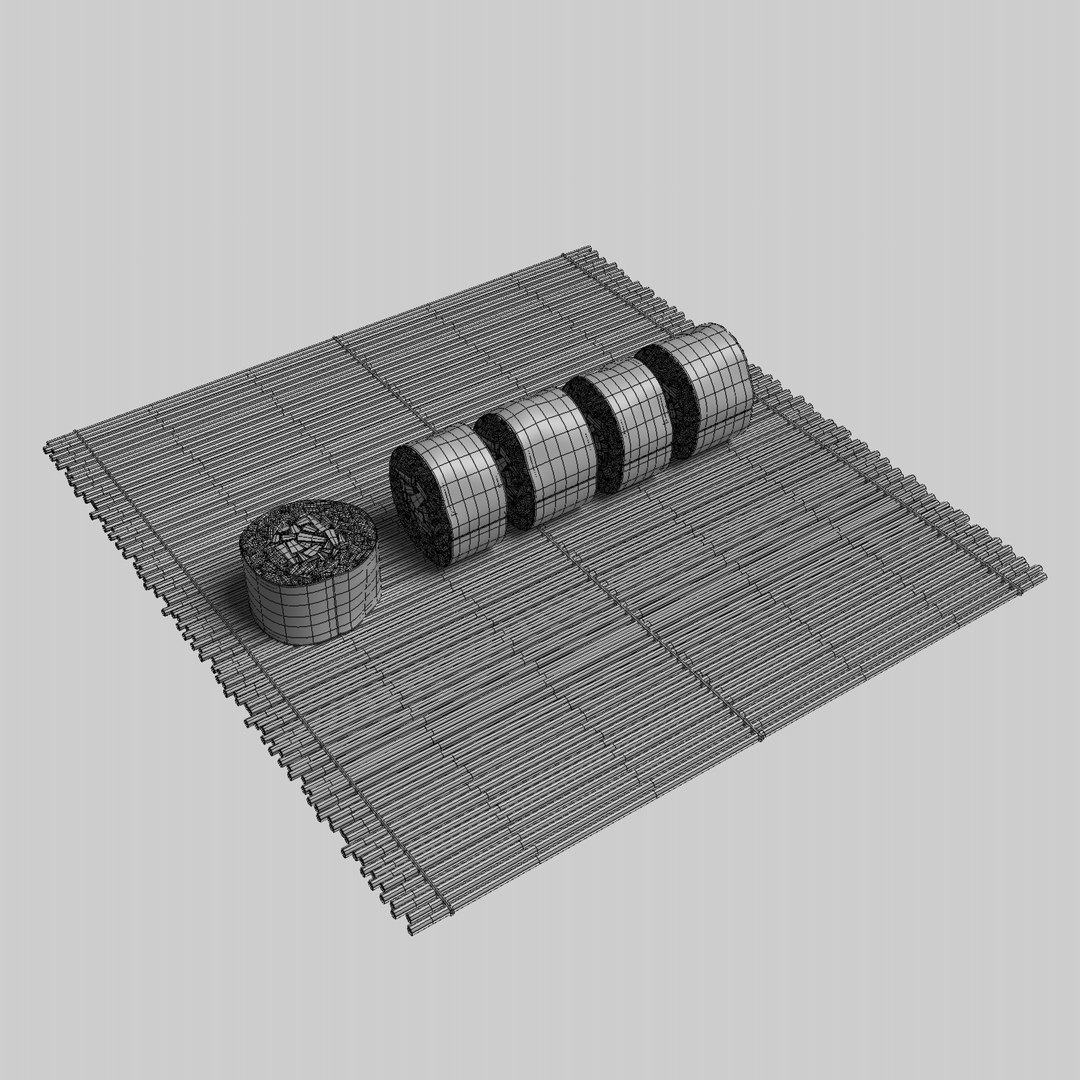 Sushi Preparation 3D - TurboSquid 2039011