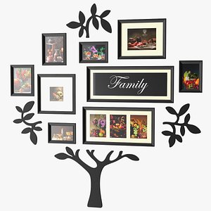 3D Family Tree Frames
