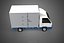 3D model MAIL POST POSTAL SERVIC DELIVERY BOX CUBE TRUCK VAN CAR VEHICLE