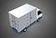 3D model MAIL POST POSTAL SERVIC DELIVERY BOX CUBE TRUCK VAN CAR VEHICLE