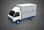 3D model MAIL POST POSTAL SERVIC DELIVERY BOX CUBE TRUCK VAN CAR VEHICLE