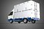 3D model MAIL POST POSTAL SERVIC DELIVERY BOX CUBE TRUCK VAN CAR VEHICLE