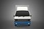 3D model MAIL POST POSTAL SERVIC DELIVERY BOX CUBE TRUCK VAN CAR VEHICLE